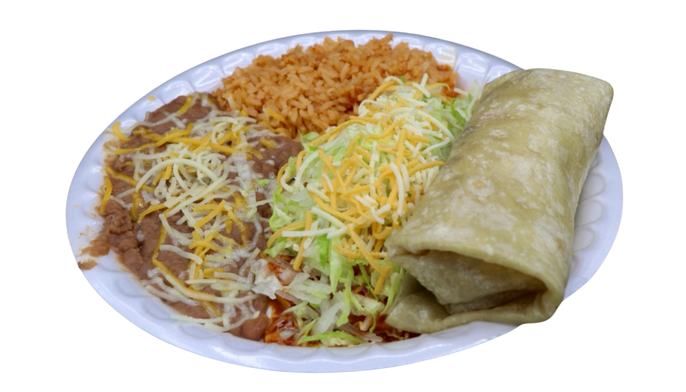 Beef Burrito & Enchilada